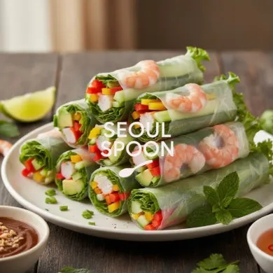 Fresh Spring Rolls / Vietnamese Rice Paper Rolls - Meal kit