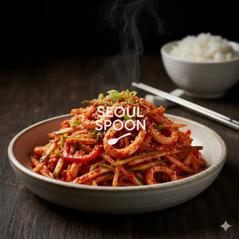 Spicy Sour Squid Salad